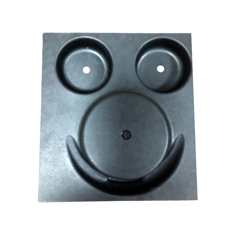 Does a paper-plastic composite headphone paper holder provide adequate shock absorption and cushioning?